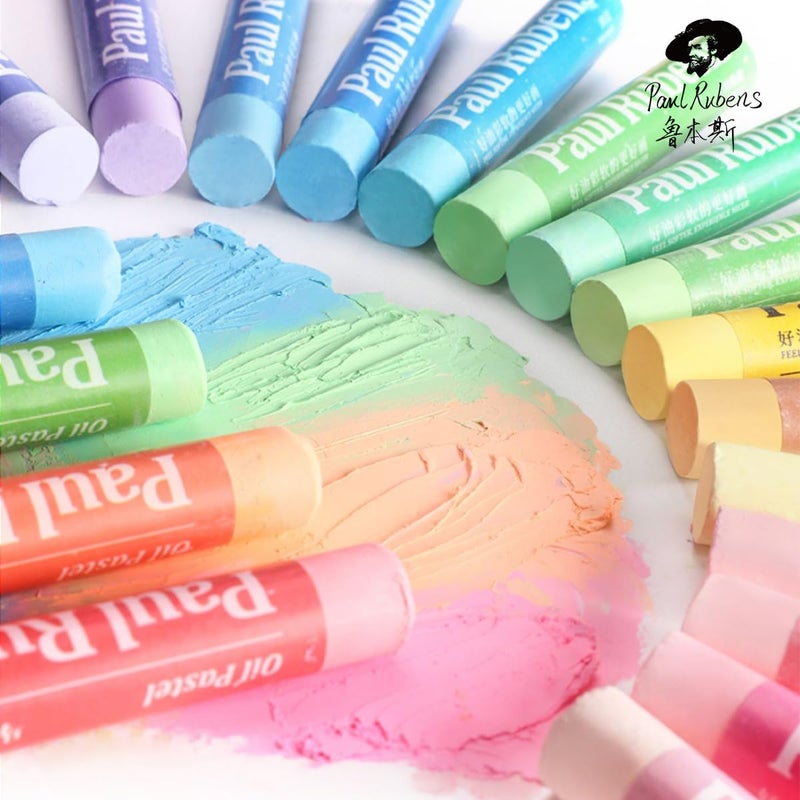 Paul Rubens Oil Pastels, 48 Macaron Colors Soft Set for Artists, Students - Ideal for Sketching, Decorative Painting, Making Pictures Like Oil Painting - Image 2